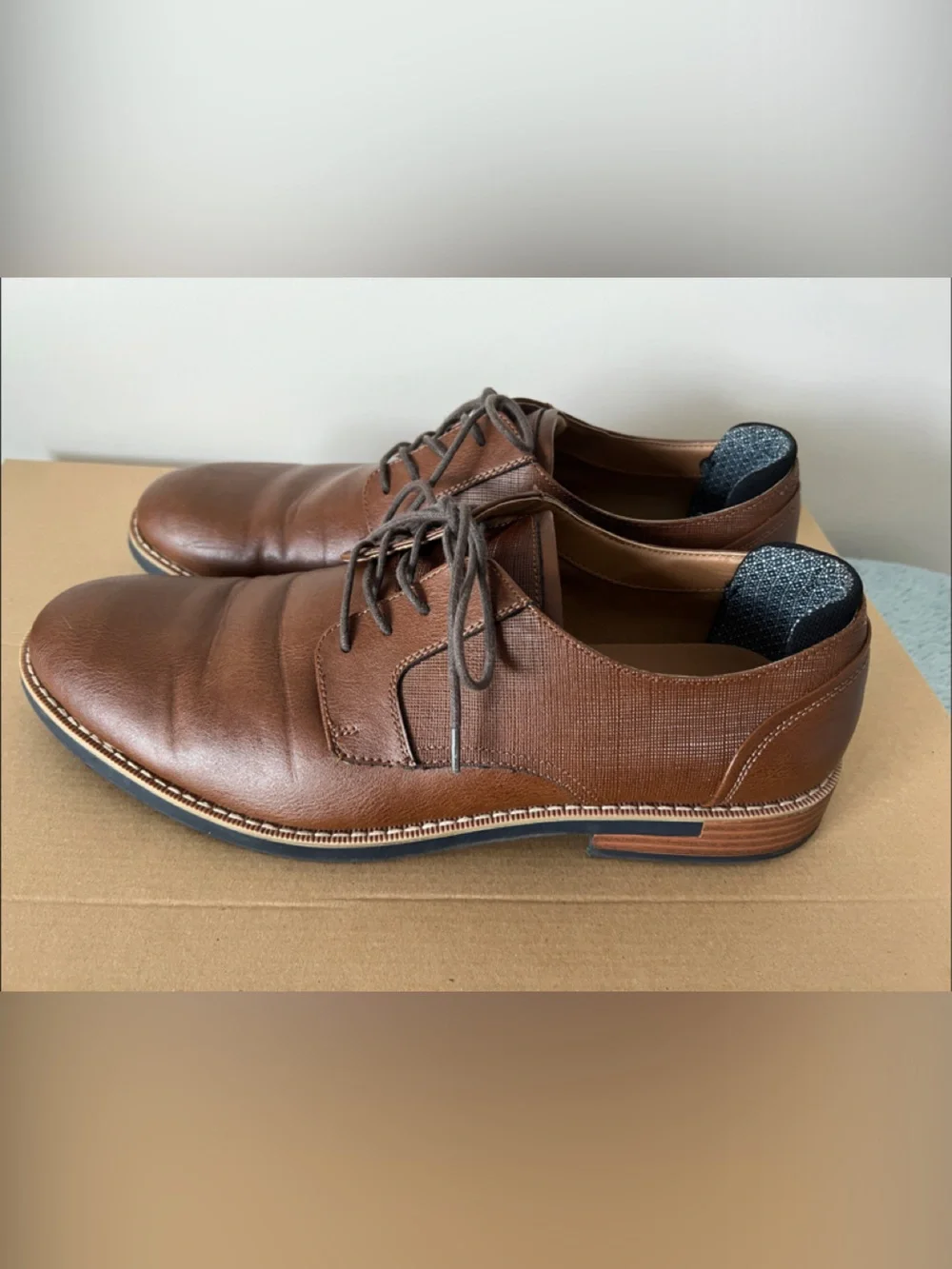 Sonoma Goods For Life Men's Brown Dress Shoes Size 13 Vitalize Ortholite
